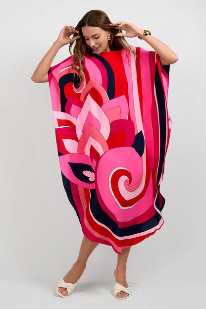 Trina Turk Jalani Maxi Caftan Dress