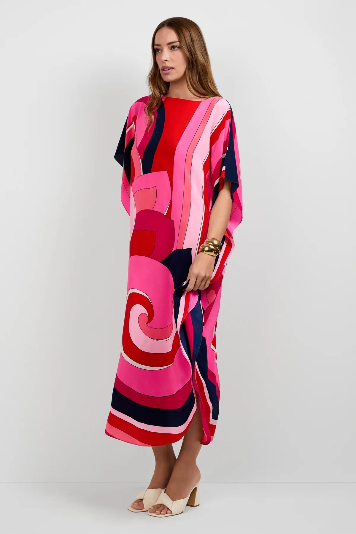 Trina Turk Jalani Maxi Caftan Dress