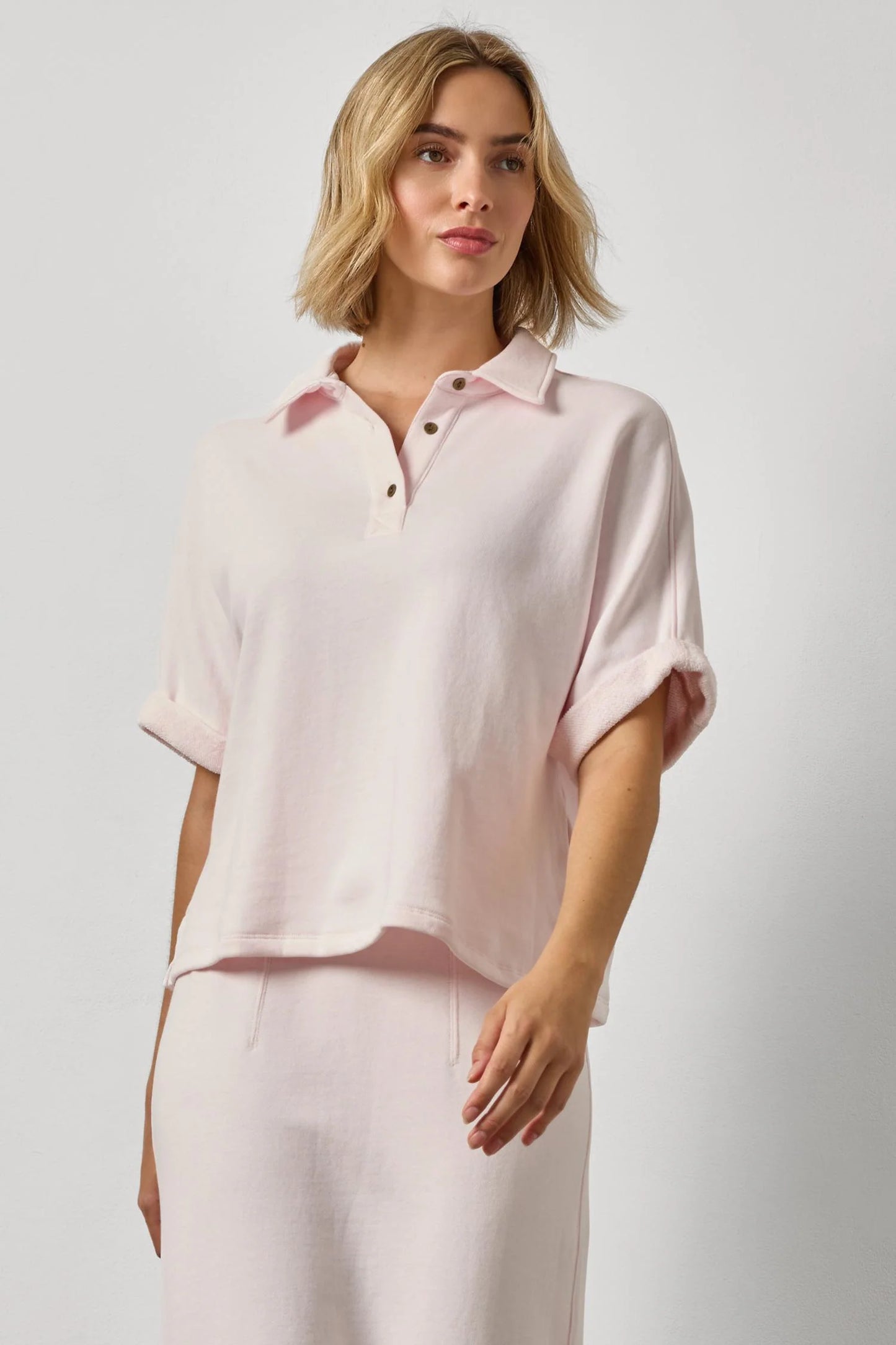 Oversized Terry Polo