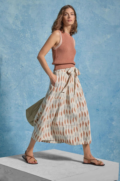 Ikat Long Skirt