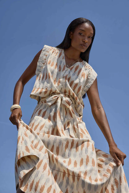 Ikat Long Skirt