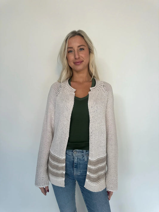 Wooden Ships Sunrise Chunky Cardigan