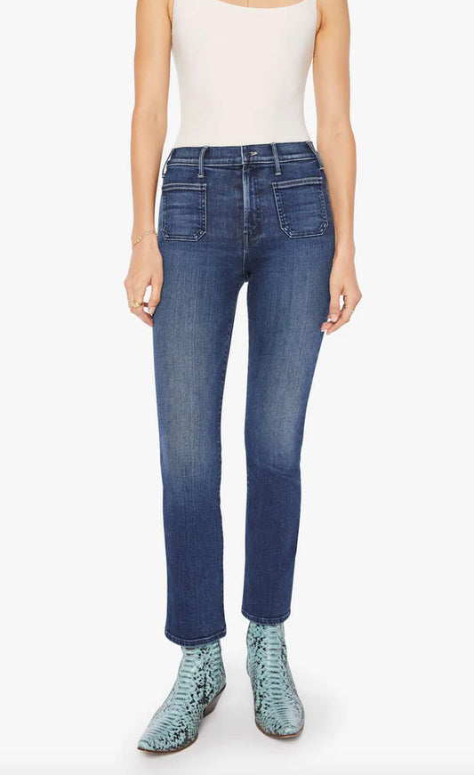 MOTHER DENIM Patch Pocket Insider Flood You’re a Riot