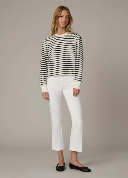 Joe’s Jeans The Callie Cropped Bootcut - in white