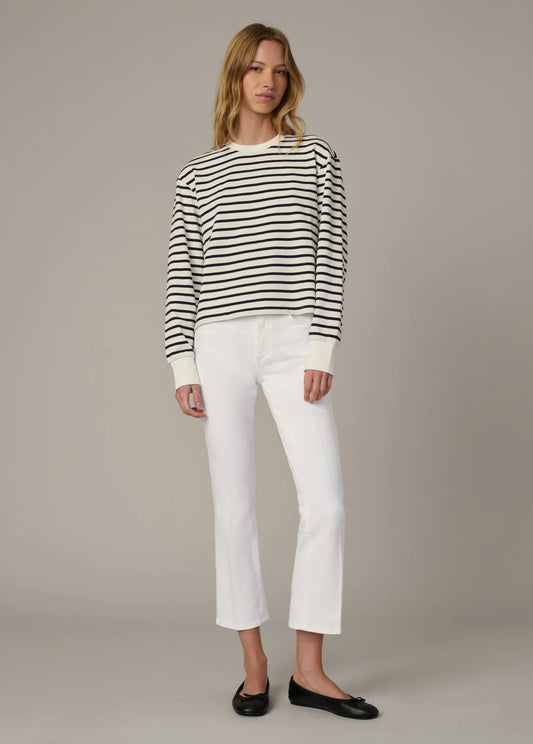 Joe’s Jeans The Callie Cropped Bootcut - in white