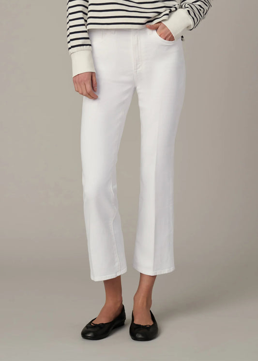 Joe’s Jeans The Callie Cropped Bootcut - in white