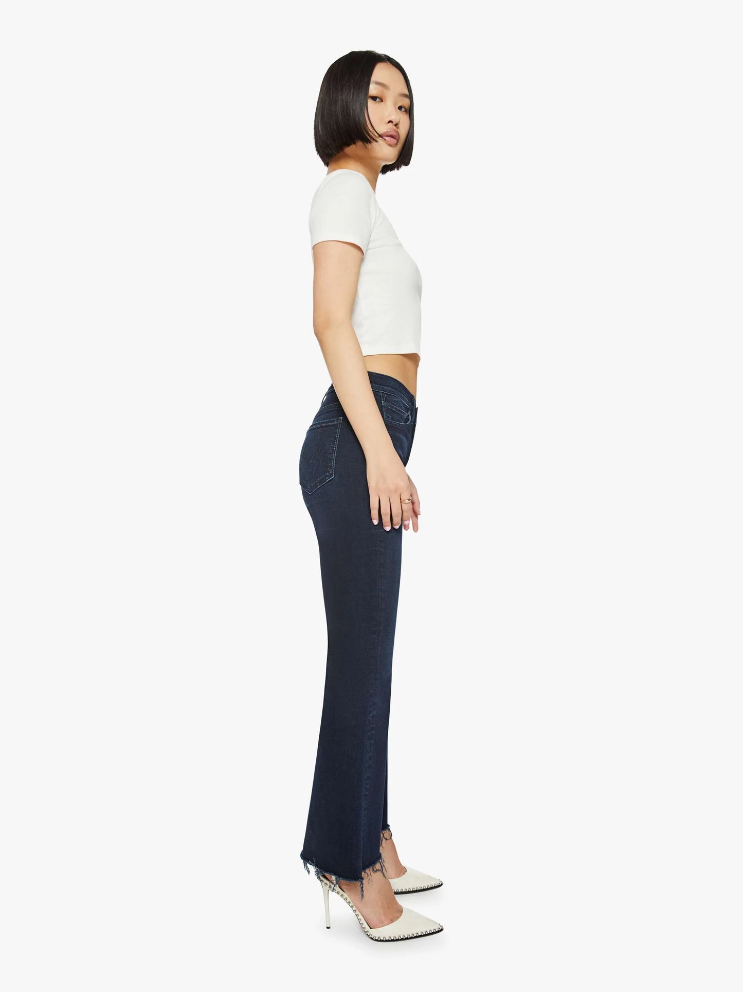 MOTHER DENIM Lil’ Weekender Fray - Chip on My Shoulder