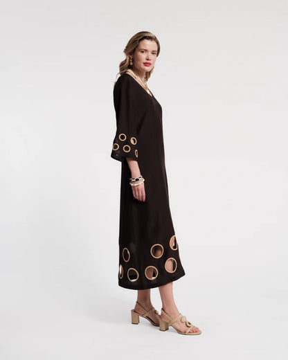 FRANCES VALENTINE  Faye Cut Out Maxi Dress