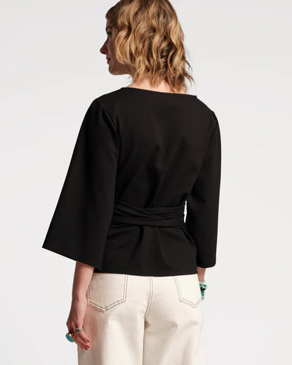 FRANCES VALENTINE Whitney Wrap Top