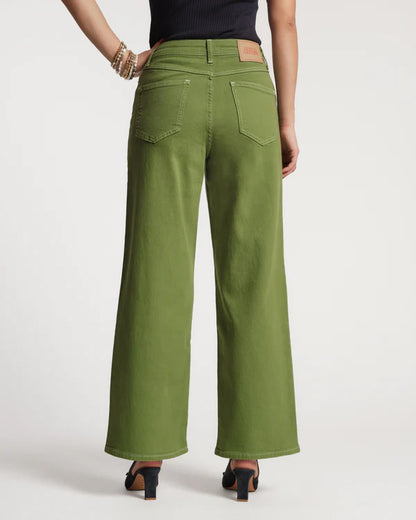 FRANCES VALENTINE  Ace Jean Stretch Denim - GREEN