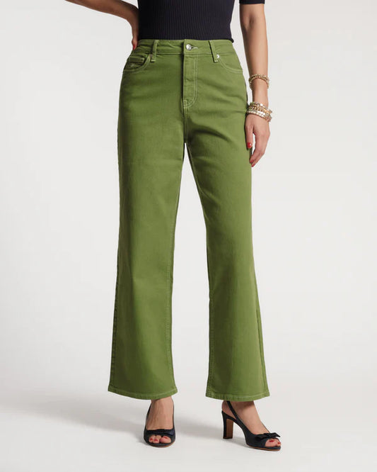 FRANCES VALENTINE  Ace Jean Stretch Denim - GREEN