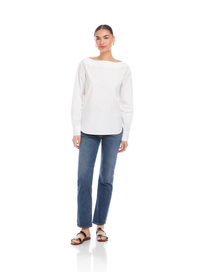 FIFTEEN TWENTY Elyse Boatneck Top