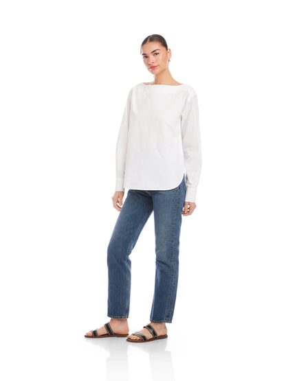 FIFTEEN TWENTY Elyse Boatneck Top