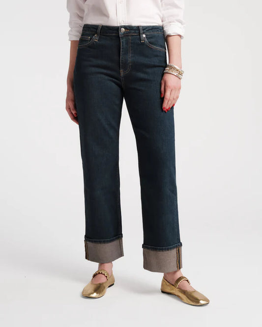 FRANCES VALENTINE Smarty Cuffed Jean