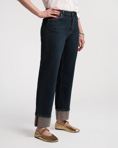 FRANCES VALENTINE Smarty Cuffed Jean