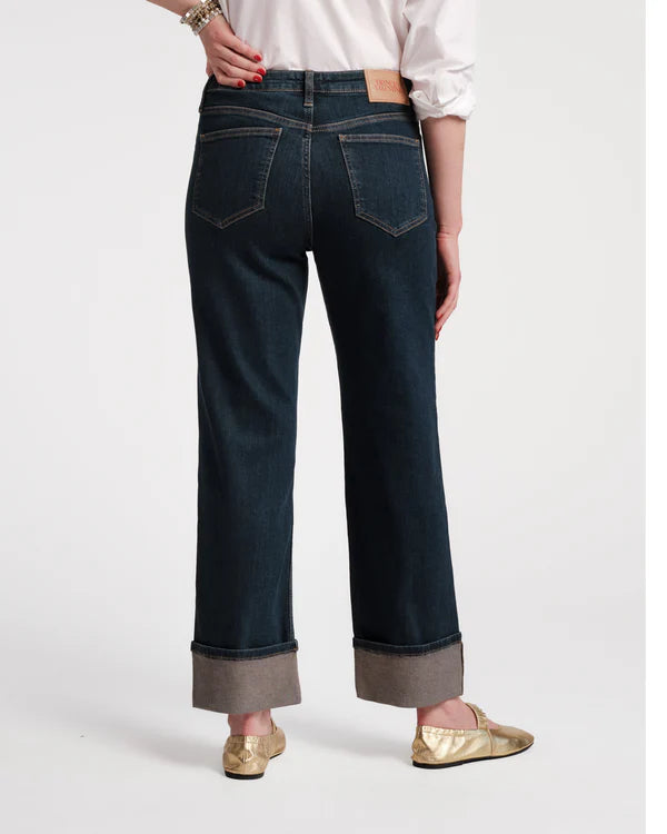 FRANCES VALENTINE Smarty Cuffed Jean