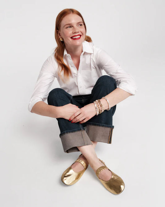 FRANCES VALENTINE Smarty Cuffed Jean