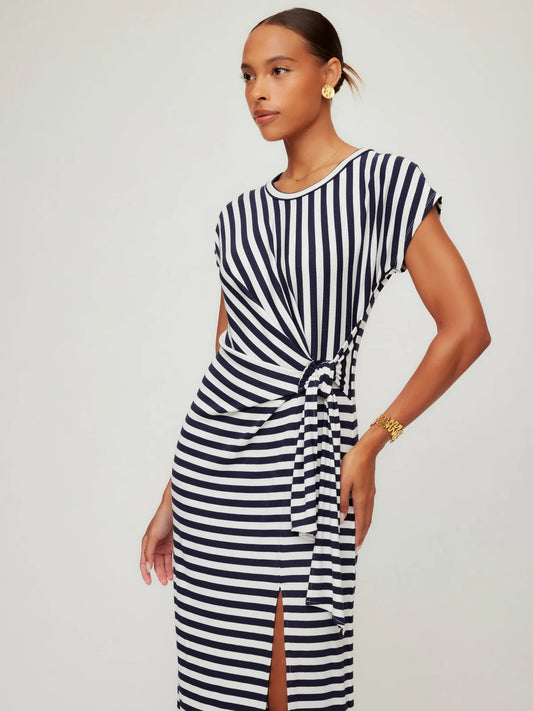 FIFTEEN TWENTY Marisa Side-Knot Midi Dress