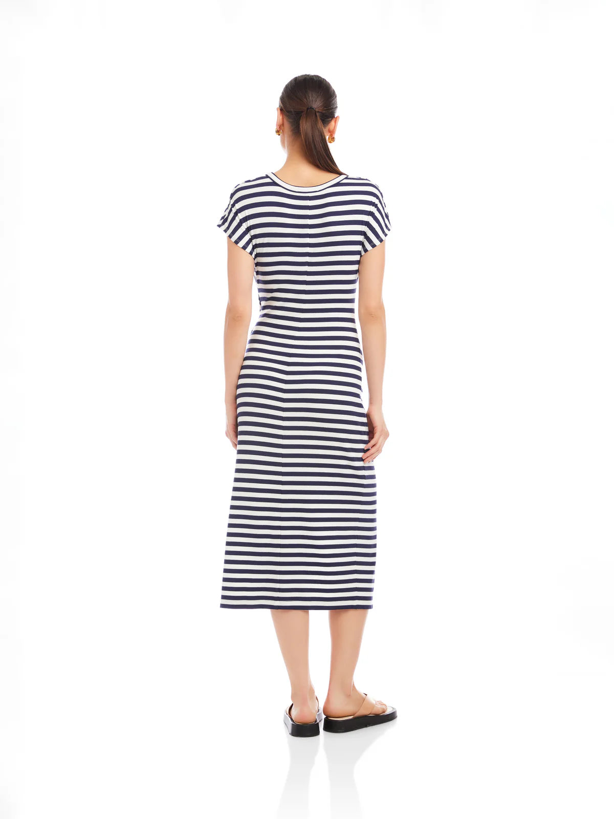 FIFTEEN TWENTY Marisa Side-Knot Midi Dress