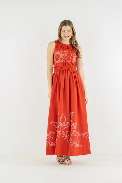 Emily McCarthy Sorrento Dress - Rossa