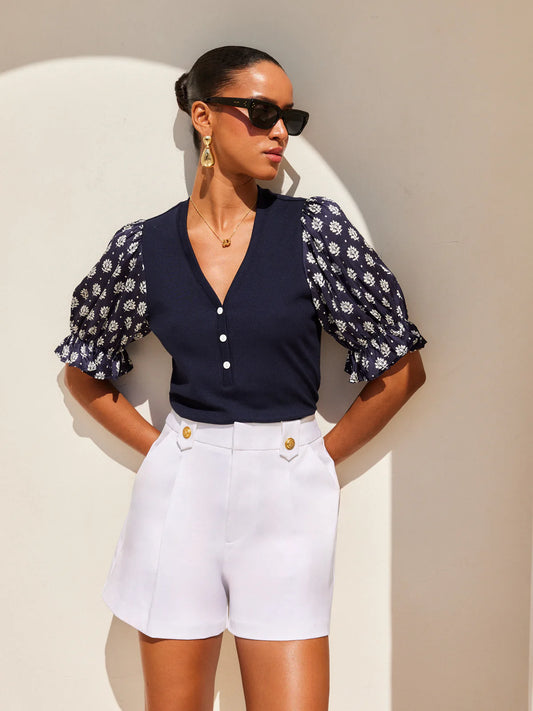 FIFTEEN TWENTY CASSIDY PLEATED SHORTS