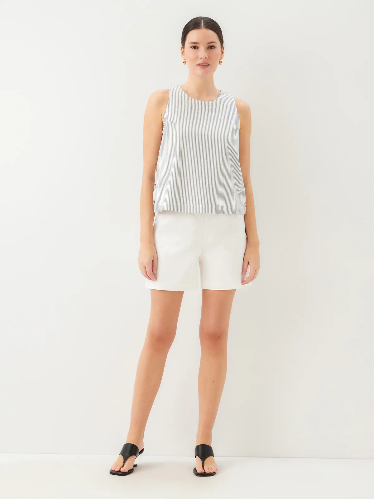 FIFTEEN TWENTY CLARICE SIDE BUTTON TOP