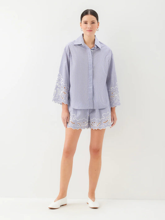 FIFTEEN TWENTY DAKOTA EMBROIDERED SHIRT