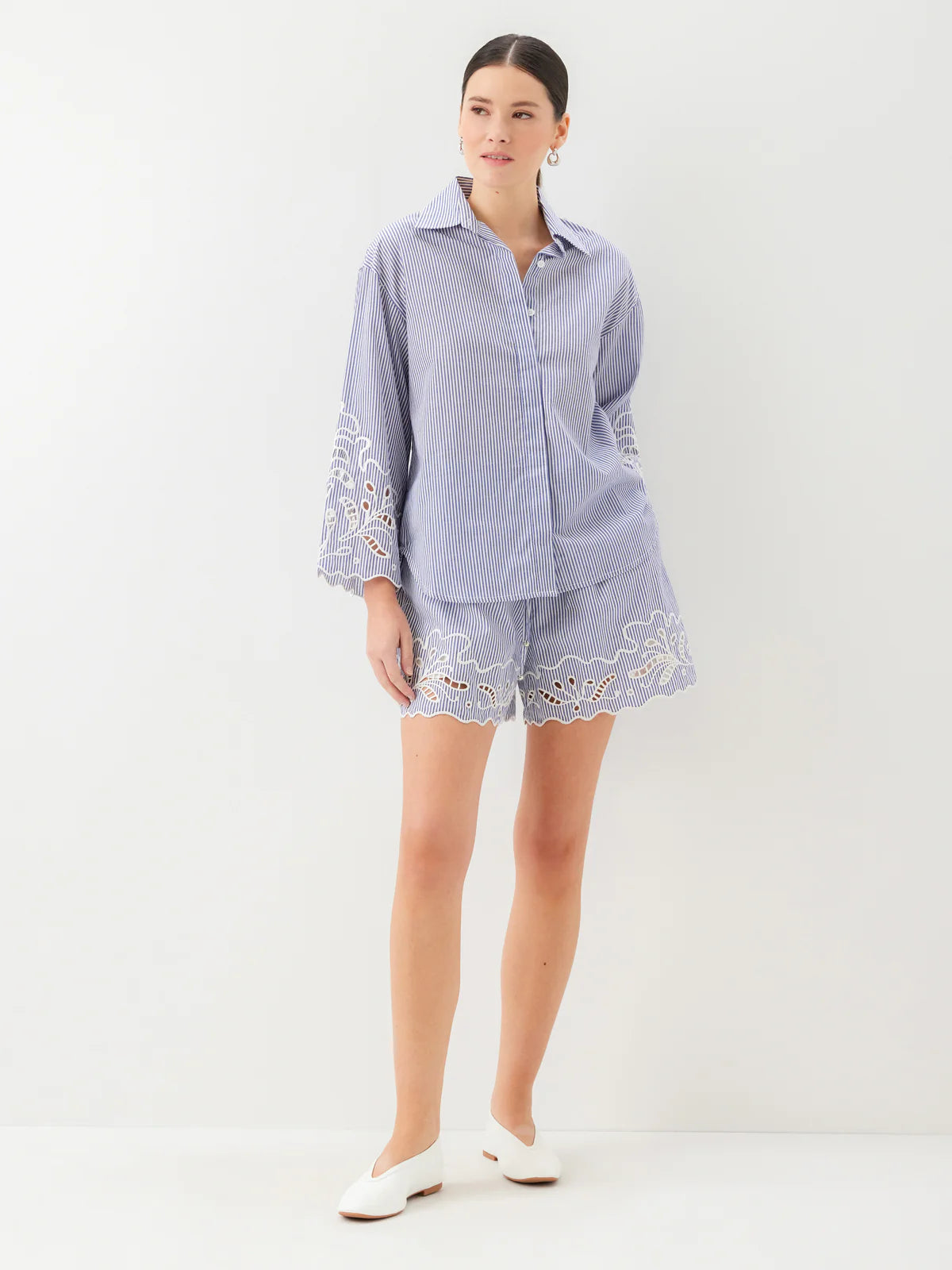 FIFTEEN TWENTY DAKOTA EMBROIDERED SHIRT