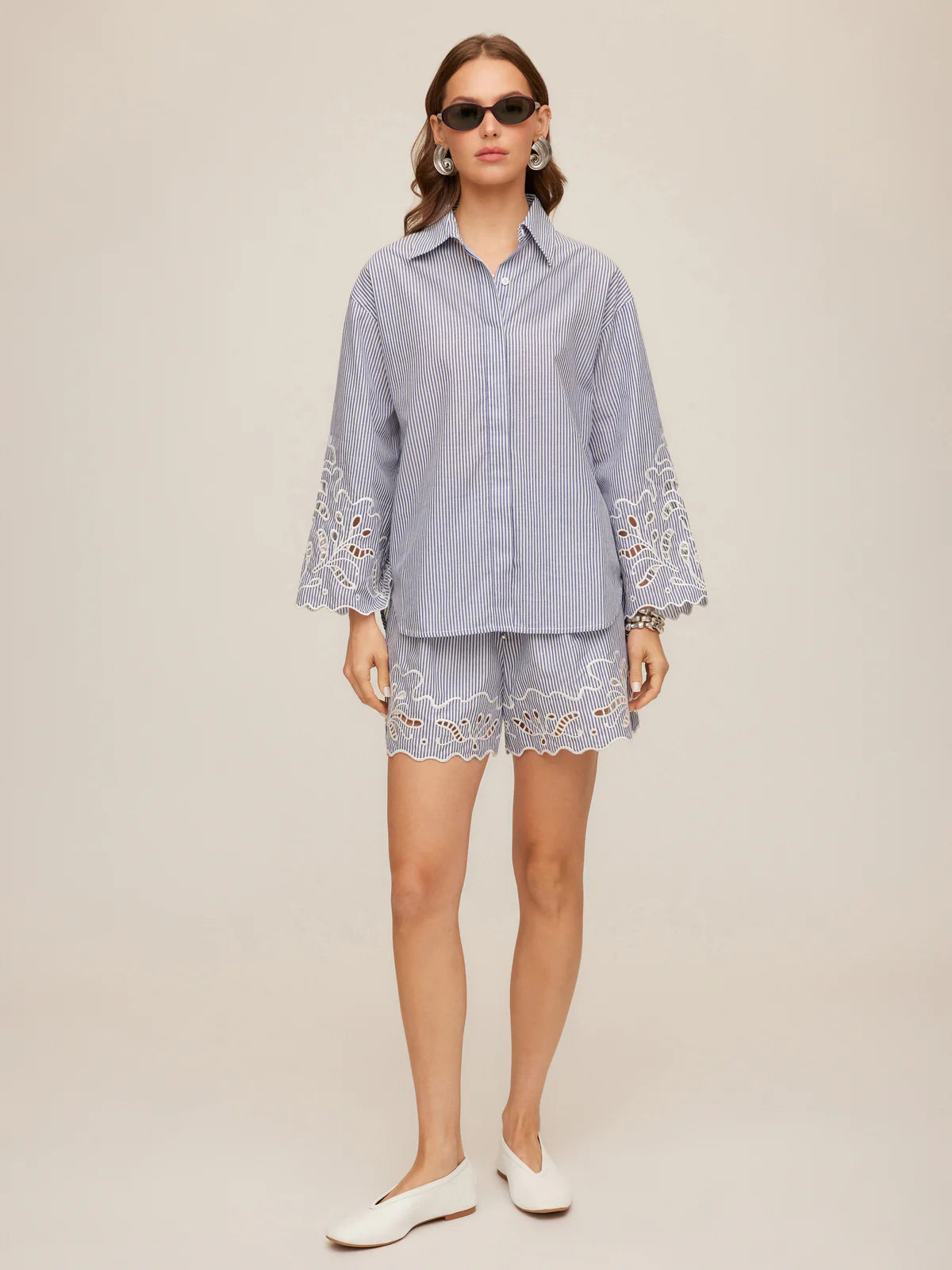 FIFTEEN TWENTY DAKOTA EMBROIDERED SHIRT