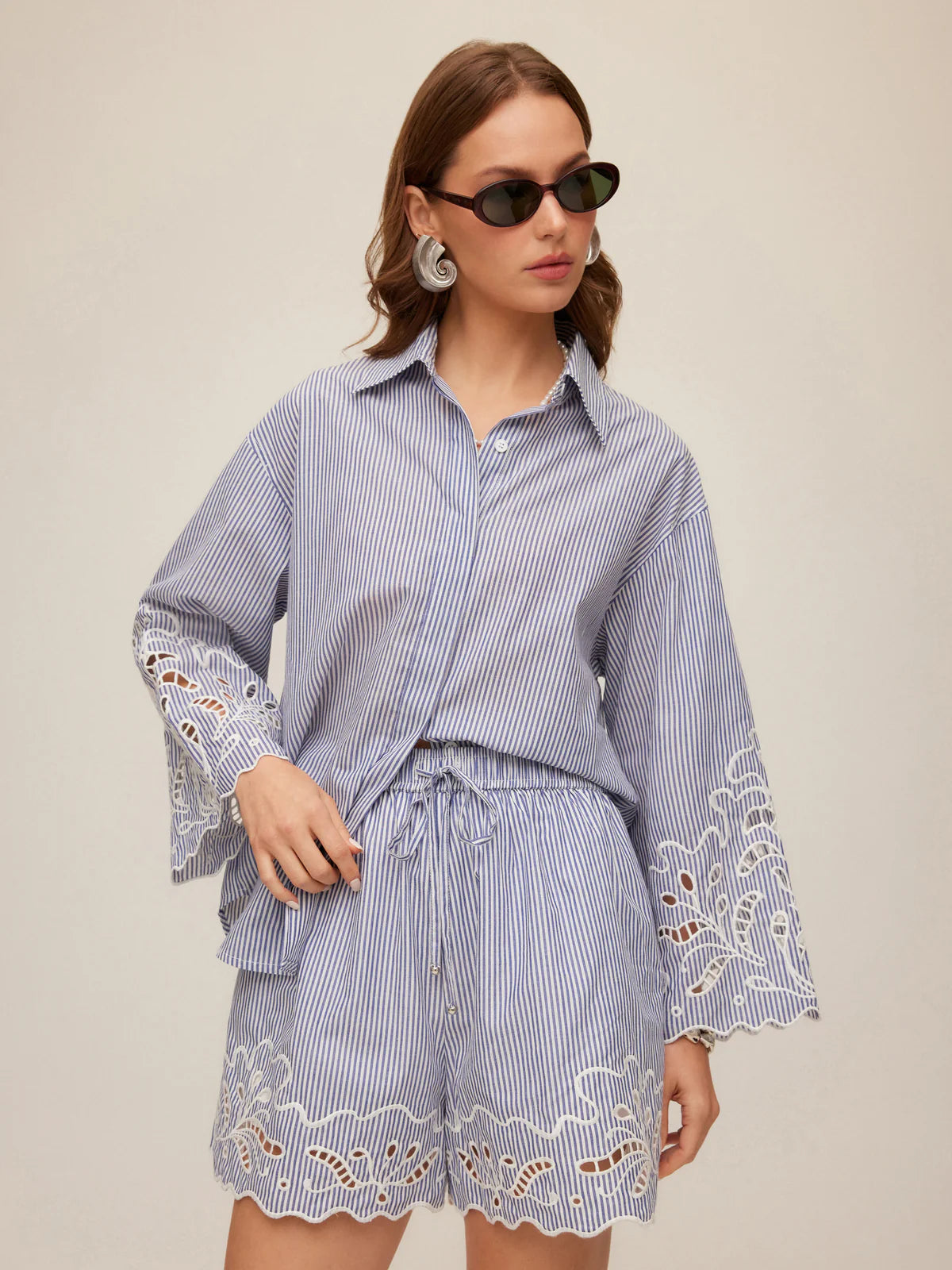 FIFTEEN TWENTY DAKOTA EMBROIDERED SHIRT