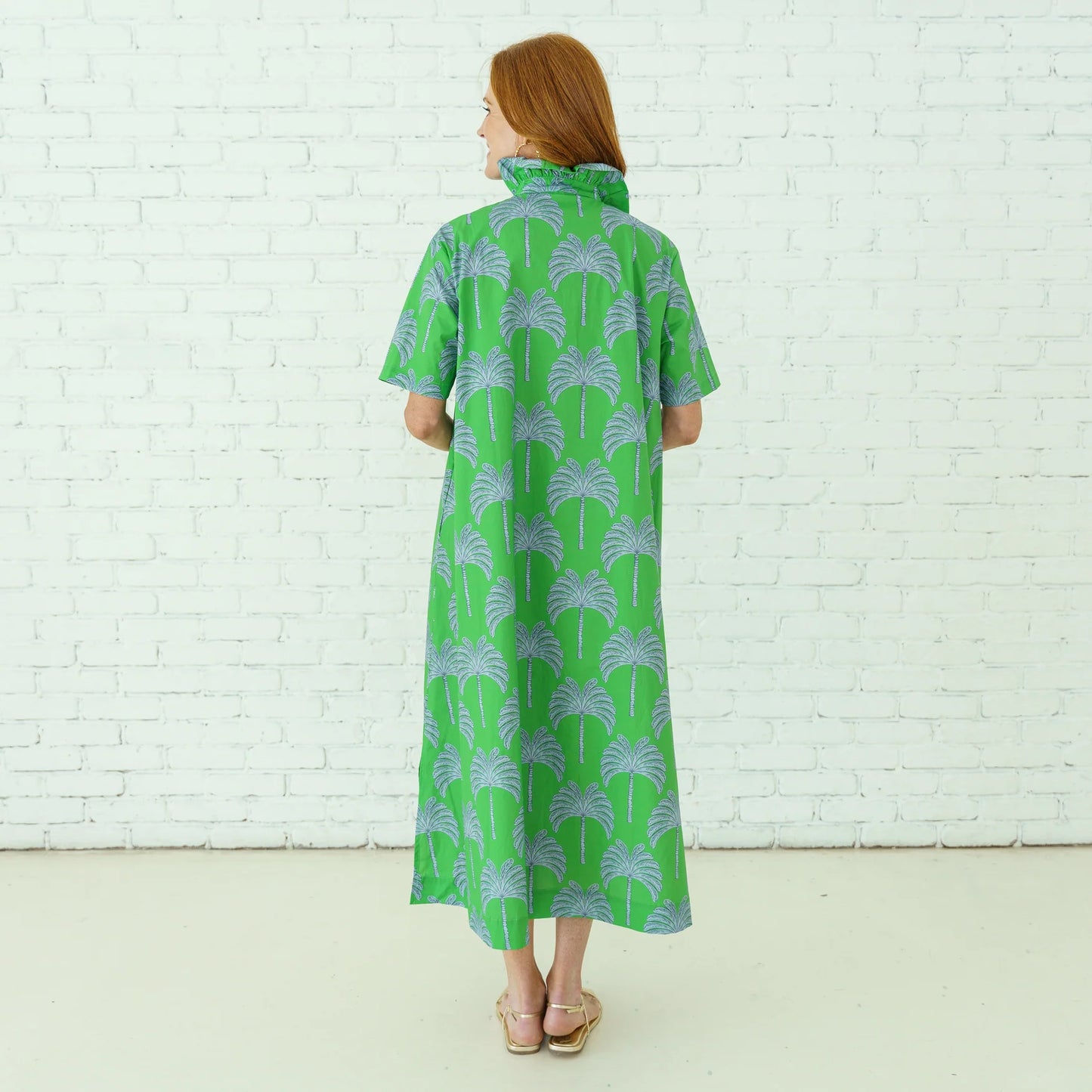 caryn lawn Georgia Dress - Palm