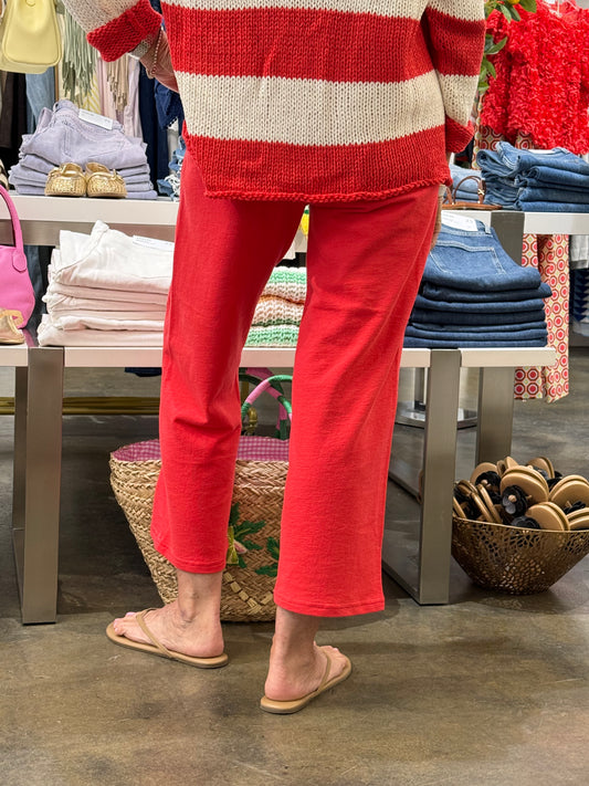 LILLA P TEXTURED TERRY PANT