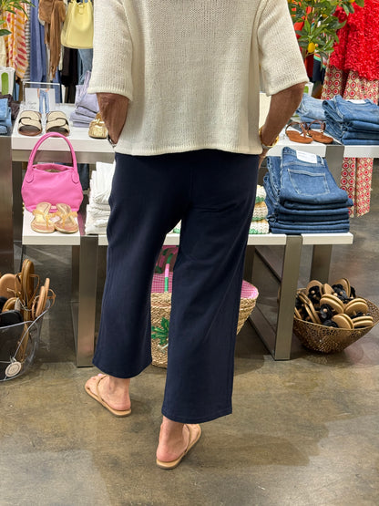 LILLA P TEXTURED TERRY PANT
