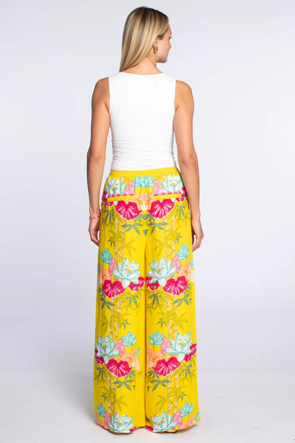 ELIZABETH JAMES Presley Pants in Tropical Bamboo