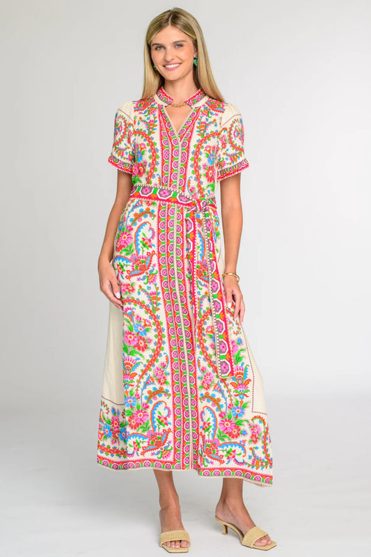 ELIZABETH JAMES Carlisle Dress in Scroll with It