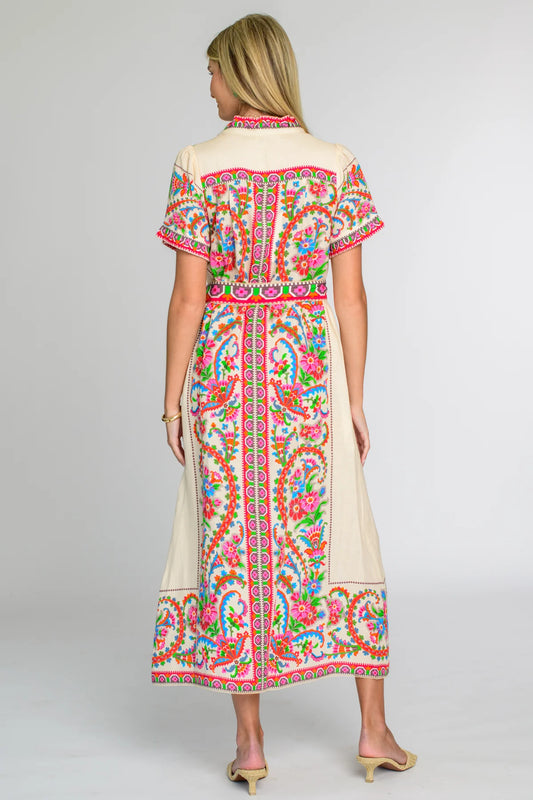 ELIZABETH JAMES Carlisle Dress in Scroll with It
