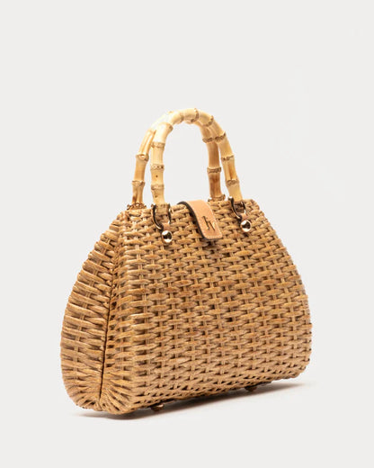 FRANCES VALENTINE Rooster Wicker Basket