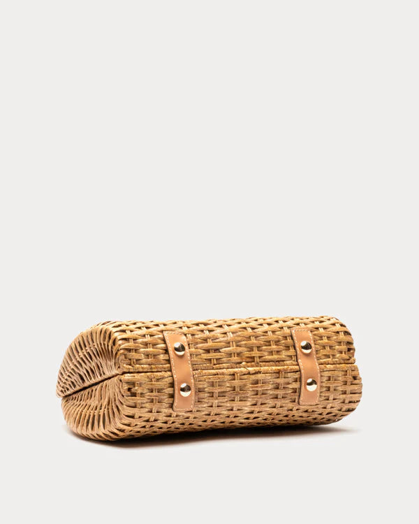 FRANCES VALENTINE Rooster Wicker Basket