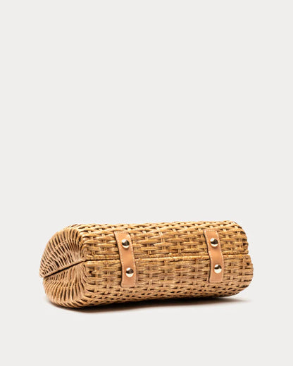 FRANCES VALENTINE Rooster Wicker Basket