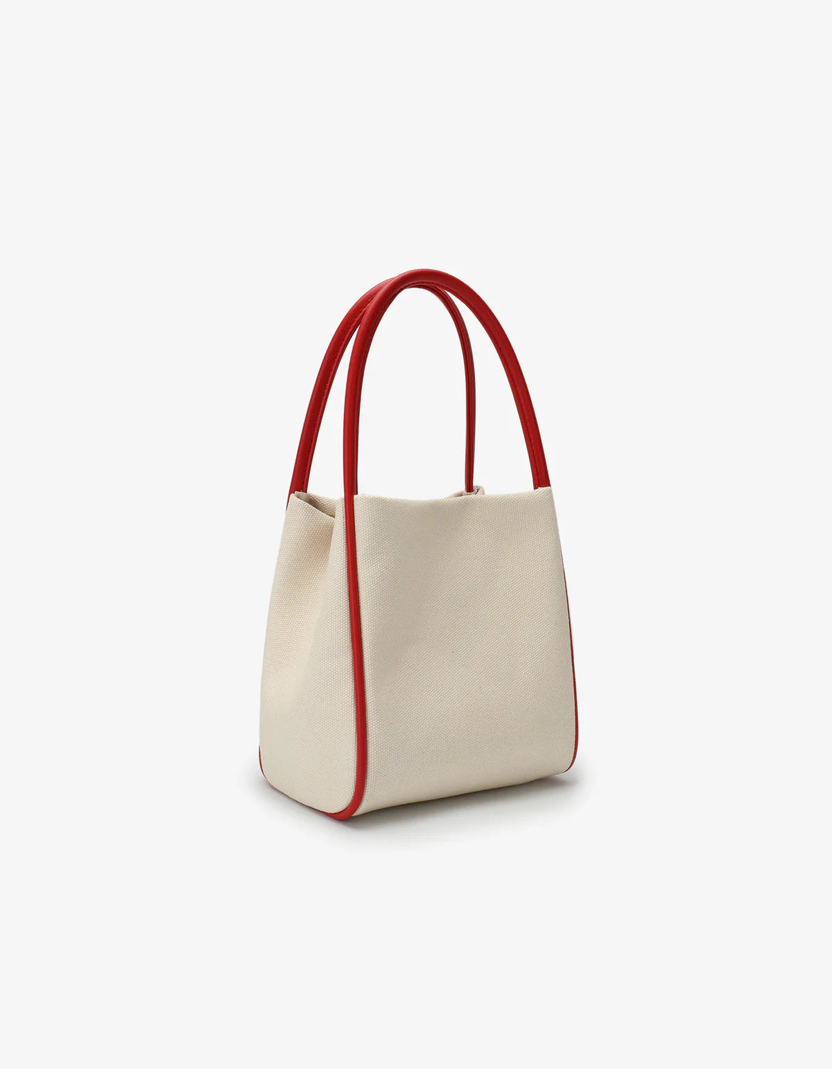 REMI/REID HOLLACE MINI TOTE CANVAS CONTRAST PIPING
