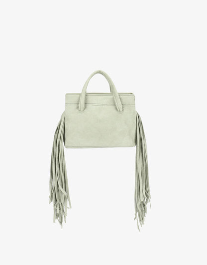 REMI/REMI NOE FRINGE FAUX SUEDE SHORT