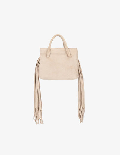 REMI/REMI NOE FRINGE FAUX SUEDE SHORT