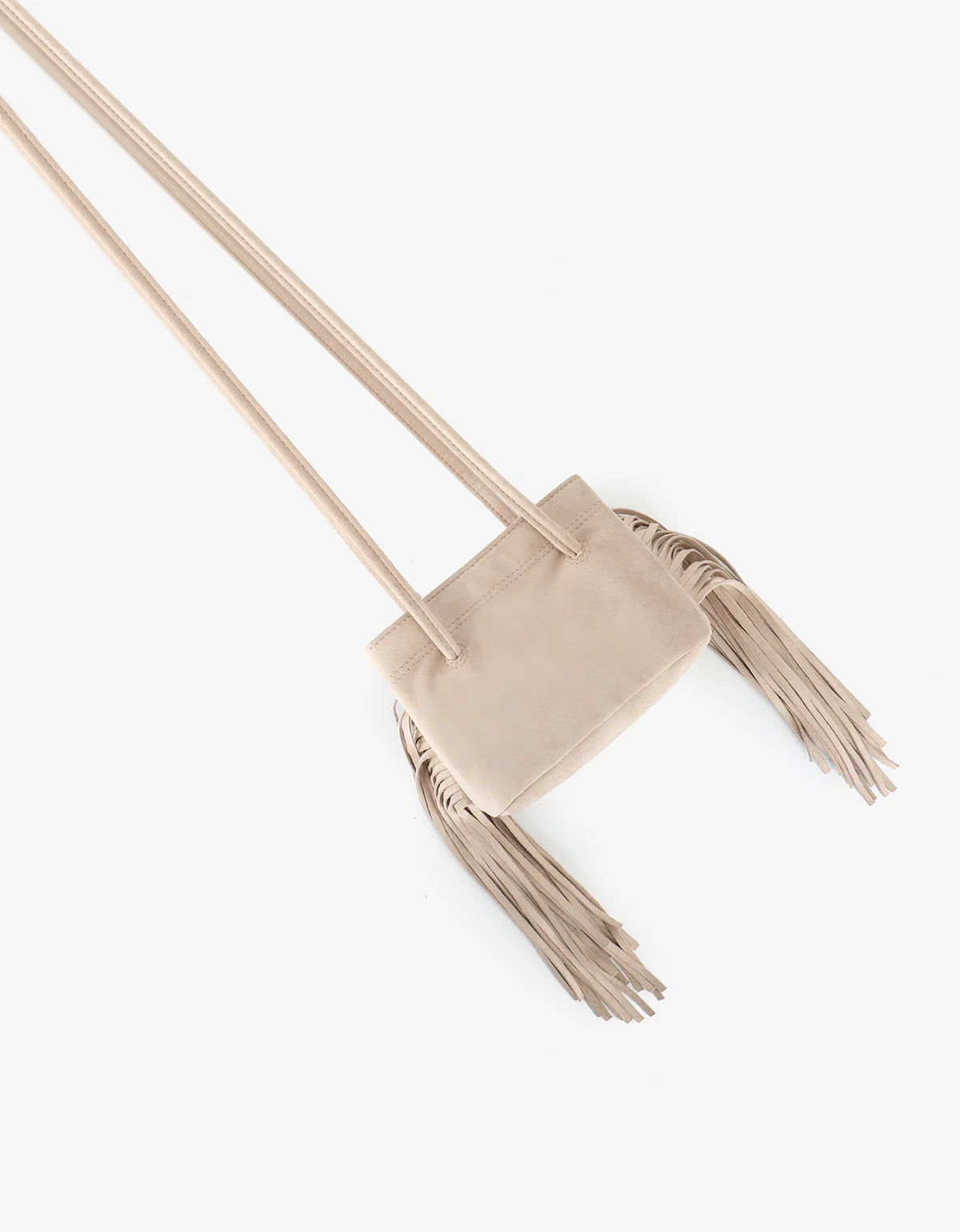 REMI/REMI NOE FRINGE FAUX SUEDE SHORT