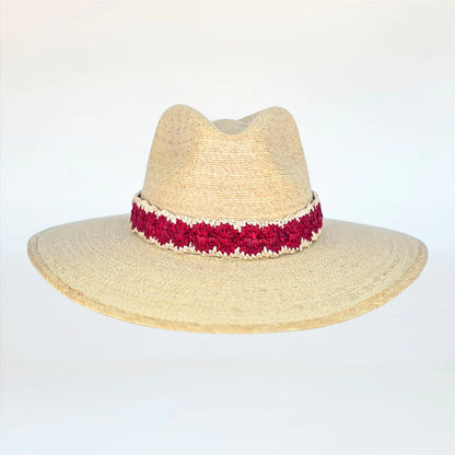Baldiz Sand Palm Hat with Raffia Band