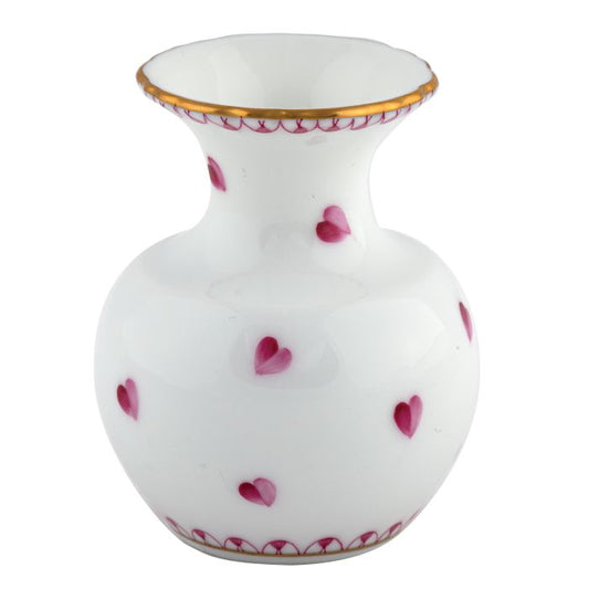 Herend Small Heart Vase