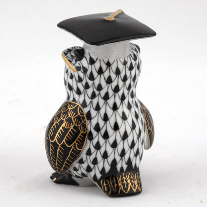 Herend Graduation Owl