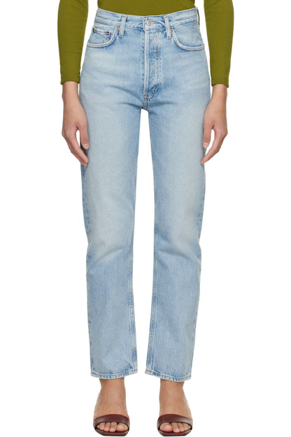 AGOLDE 90's Pinch Waist High Rise Straight Jeans in Addition