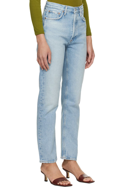 AGOLDE 90's Pinch Waist High Rise Straight Jeans in Addition
