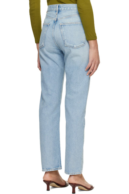 AGOLDE 90's Pinch Waist High Rise Straight Jeans in Addition