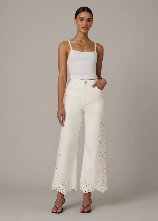 JOE’S THE MIA WITH BRODERIE
HIGH RISE WIDE LEG ANKLE